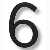 Sure-Loc HNF6-6 FBL flat black house number