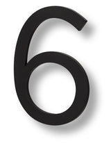 Sure-Loc HNF6-6 FBL flat black house number