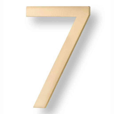 Sure-Loc HNF6-7 SB satin brass house number