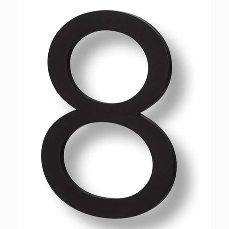 Sure-Loc HNF6-8 FBL flat black house number