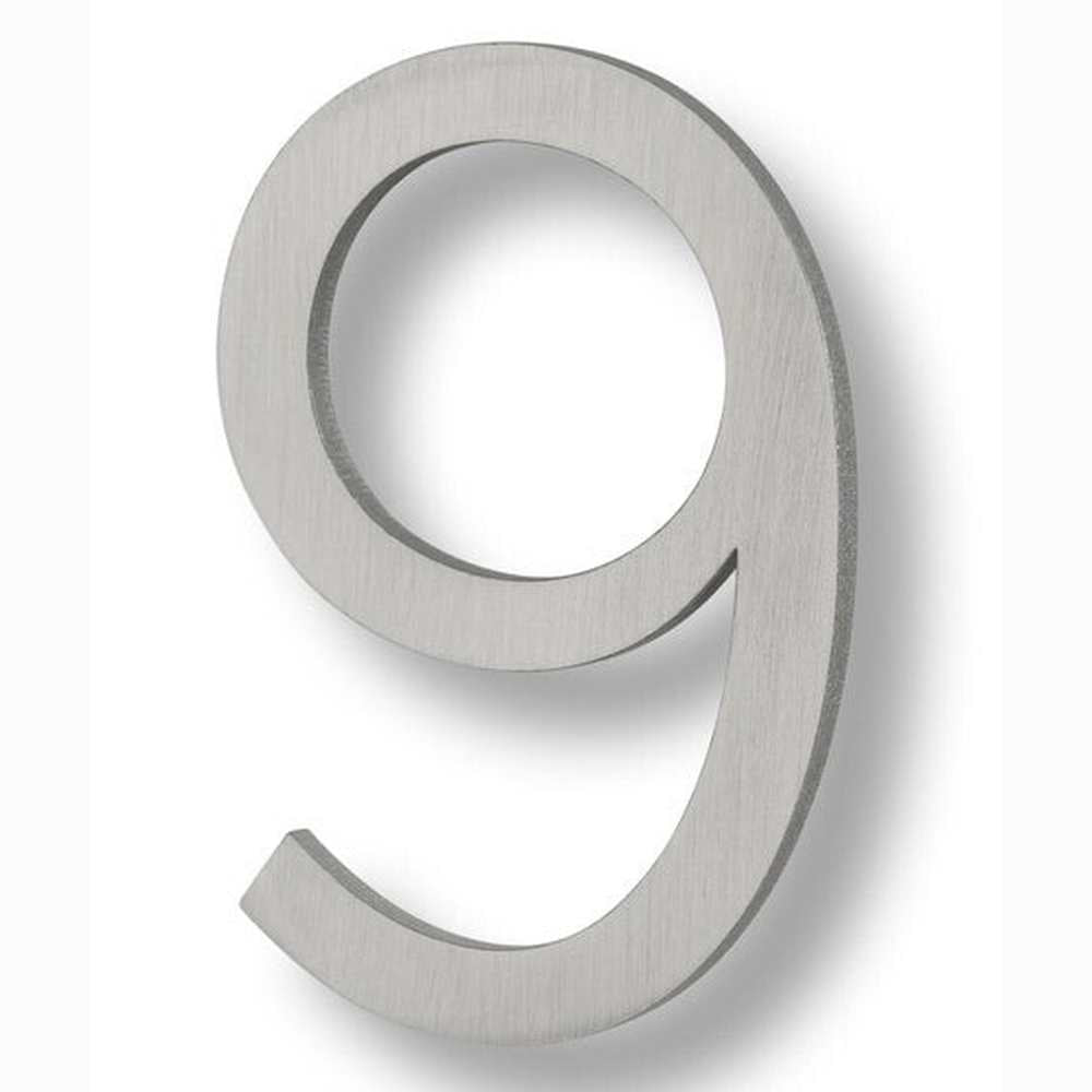 Sure-Loc HNF6-9 BA brushed aluminum house number