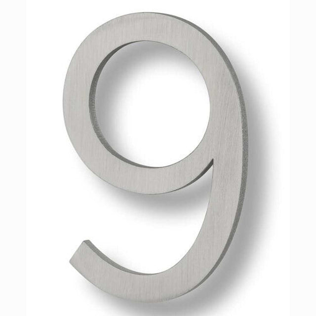 Sure-Loc HNF6-9 BA brushed aluminum house number