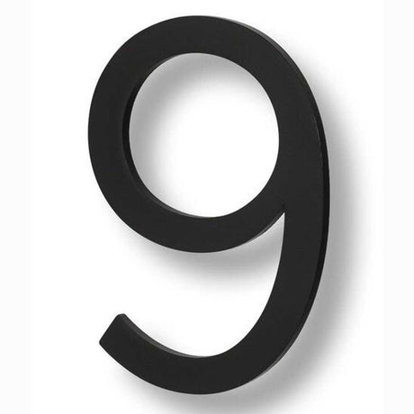 Sure-Loc HNF6-9 FBL flat black house number