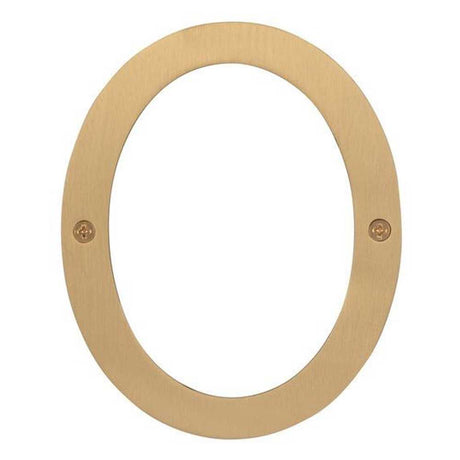 Sure-Loc HNSS6-0 SB satin brass house number