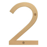 Sure-Loc HNSS6-2 SB satin brass house number