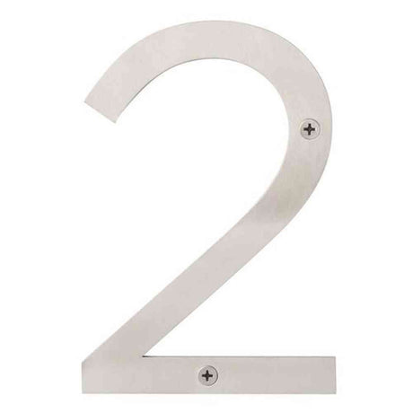 Sure-Loc HNSS6-2 SS satin stainless house number