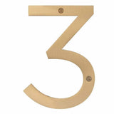 Sure-Loc HNSS6-3 SB satin brass house number