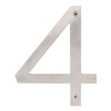 Sure-Loc HNSS6-4 SS satin stainless house number