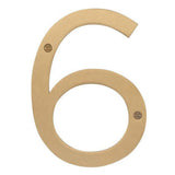 Sure-Loc HNSS6-6 SB satin brass house number