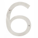 Sure-Loc HNSS6-6 SS satin stainless house number