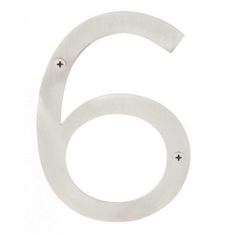 Sure-Loc HNSS6-6 SS satin stainless house number