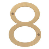 Sure-Loc HNSS6-8 SB satin brass house number