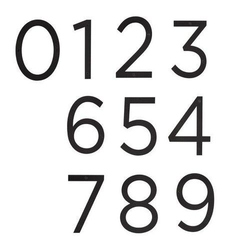 Sure-Loc HNSS6-9 11P vintage bronze house number