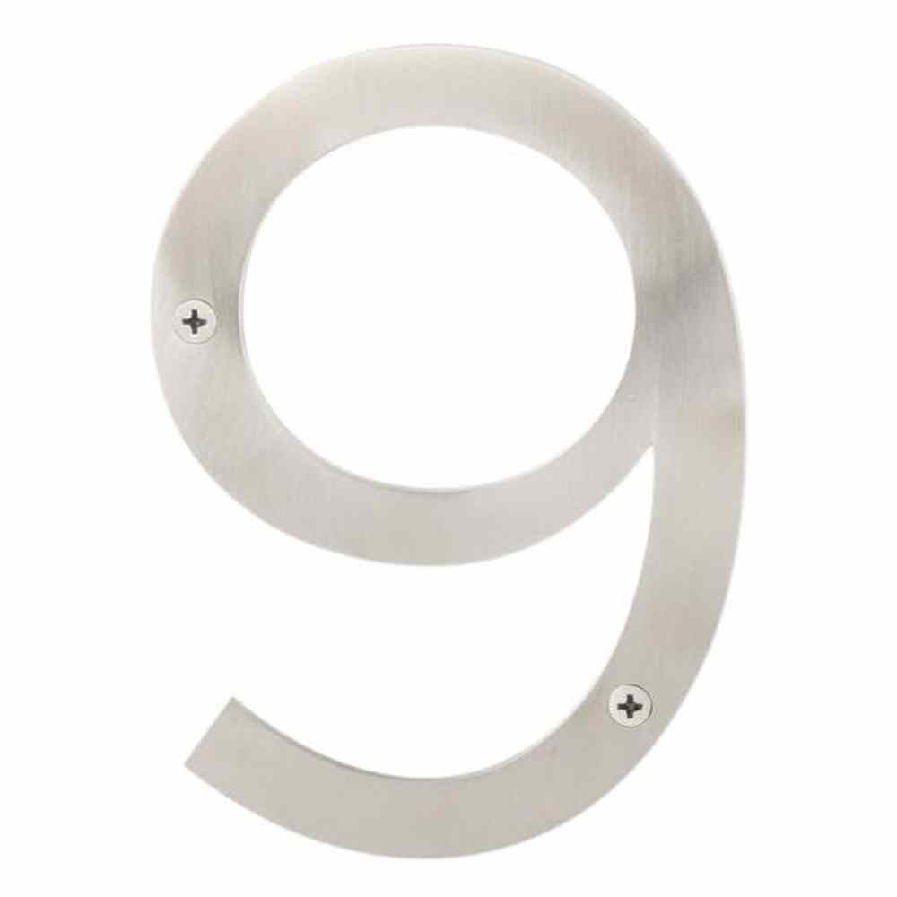 Sure-Loc HNSS6-9 SS satin stainless house number