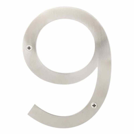 Sure-Loc HNSS6-9 SS satin stainless house number