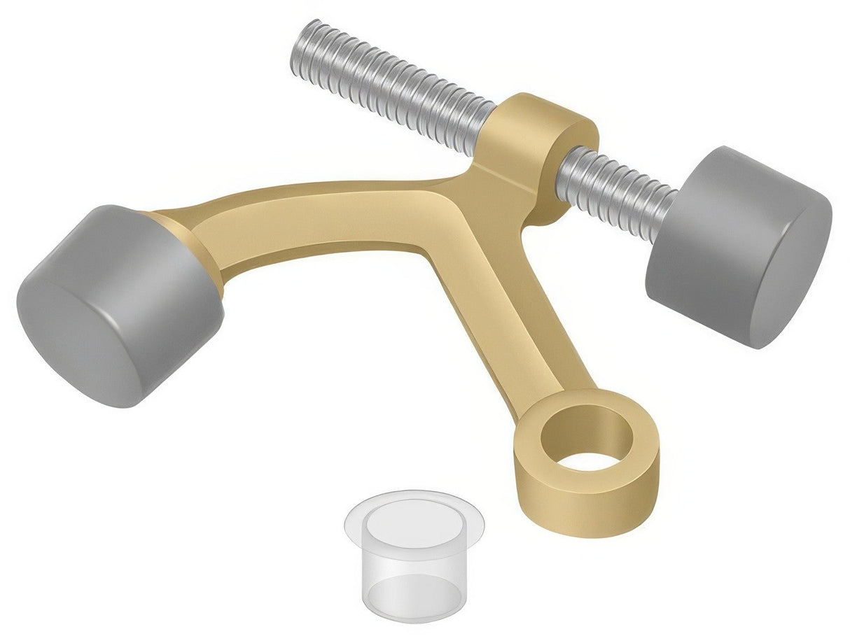 Deltana HP70U4 brushed brass hinge pin stop