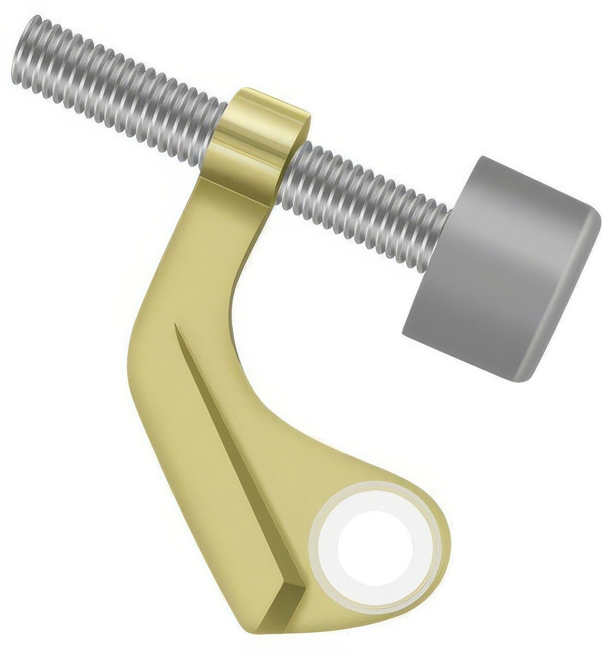 Deltana HPH89U3 polished brass hinge pin stop