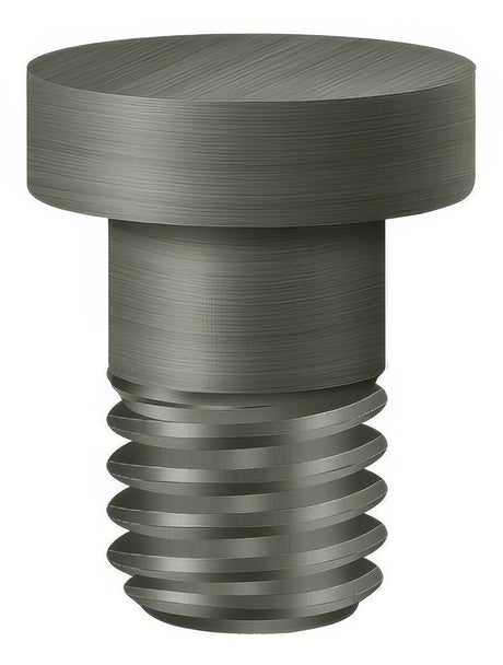 Deltana HPSS70U15A button tip for hinge in satin stainless, additional view