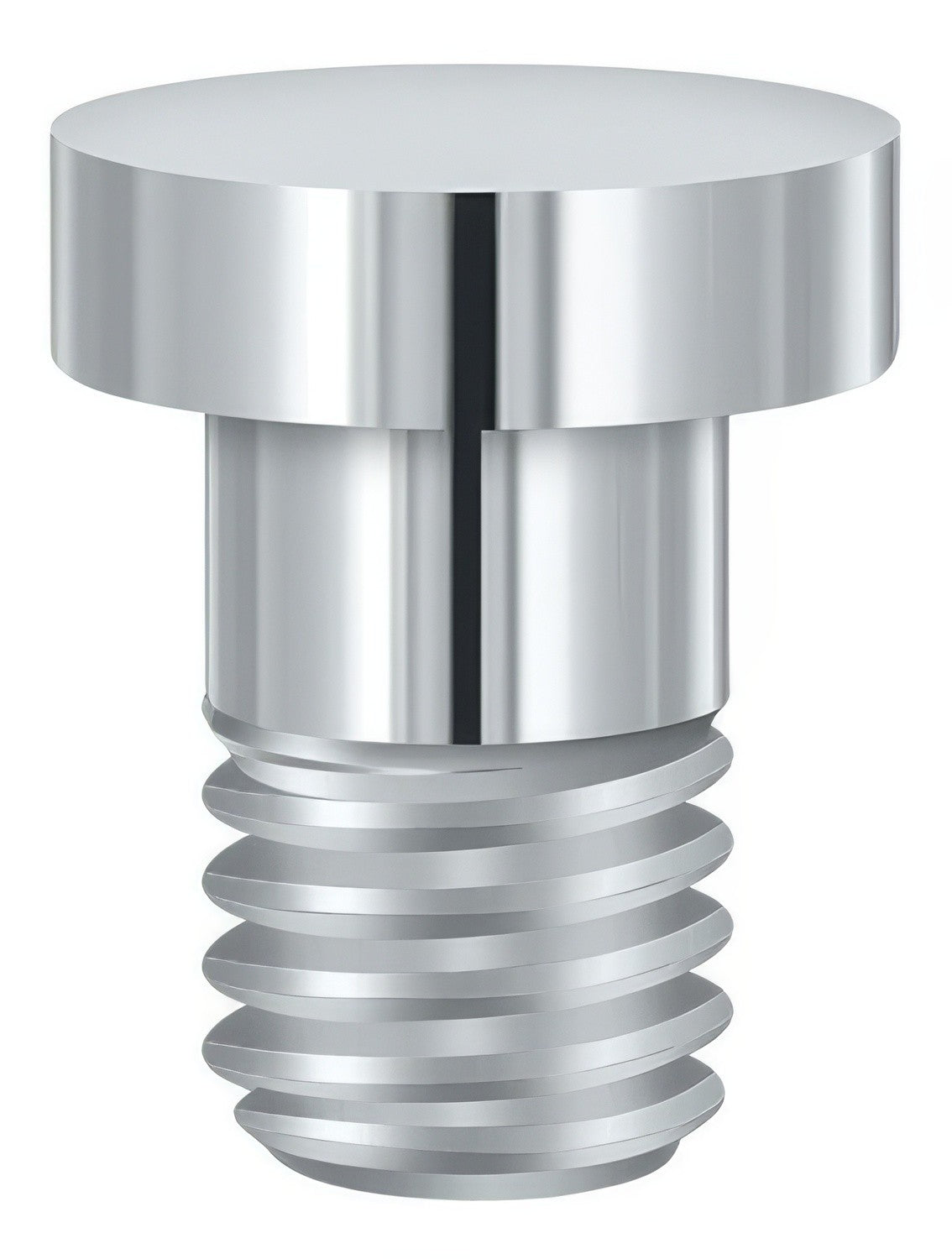 Deltana HPSS70U26 bright chrome button tip for hinge