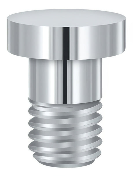 Deltana HPSS70U26 bright chrome button tip for hinge
