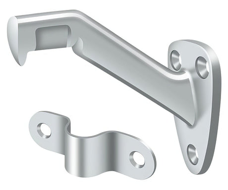 Deltana HRB325U26 polished chrome handrail bracket