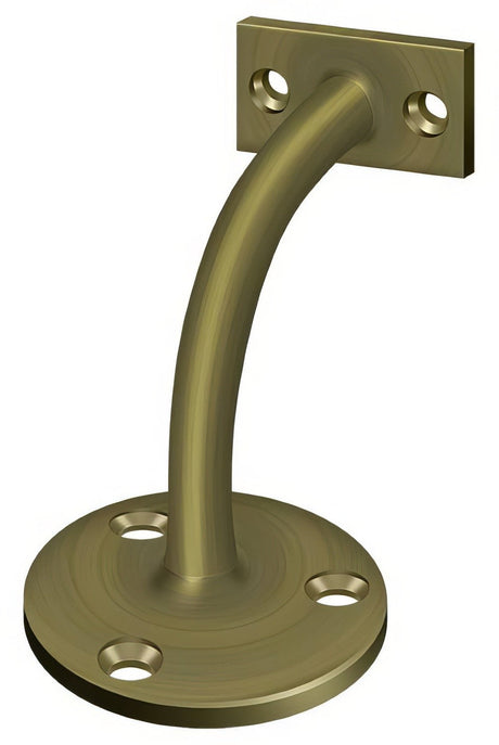 Deltana HRC175U5 antique brass handrail bracket