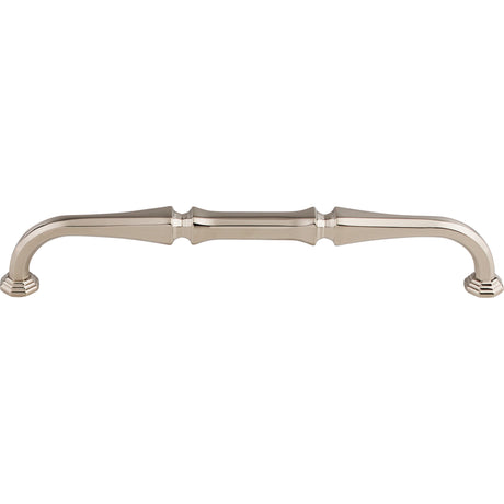 Top Knobs TK343PN Chalet 7" Center to Center Bar Pull Polished Nickel