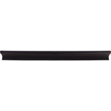 Top Knobs TK557BLK Glacier 9 15/16" Center to Center Finger Pull Flat Black