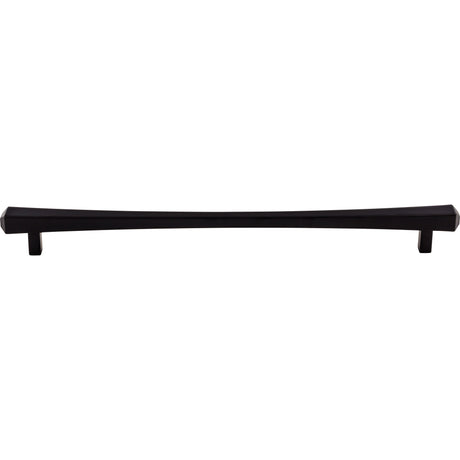 Top Knobs TK817BLK Juliet 12" Center to Center Bar Pull Flat Black