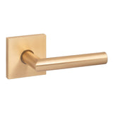 Sure-Loc HV102-SQ SB satin brass privacy door lever