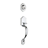 Copper Creek HZ2610PS polished stainless single cylinder handleset