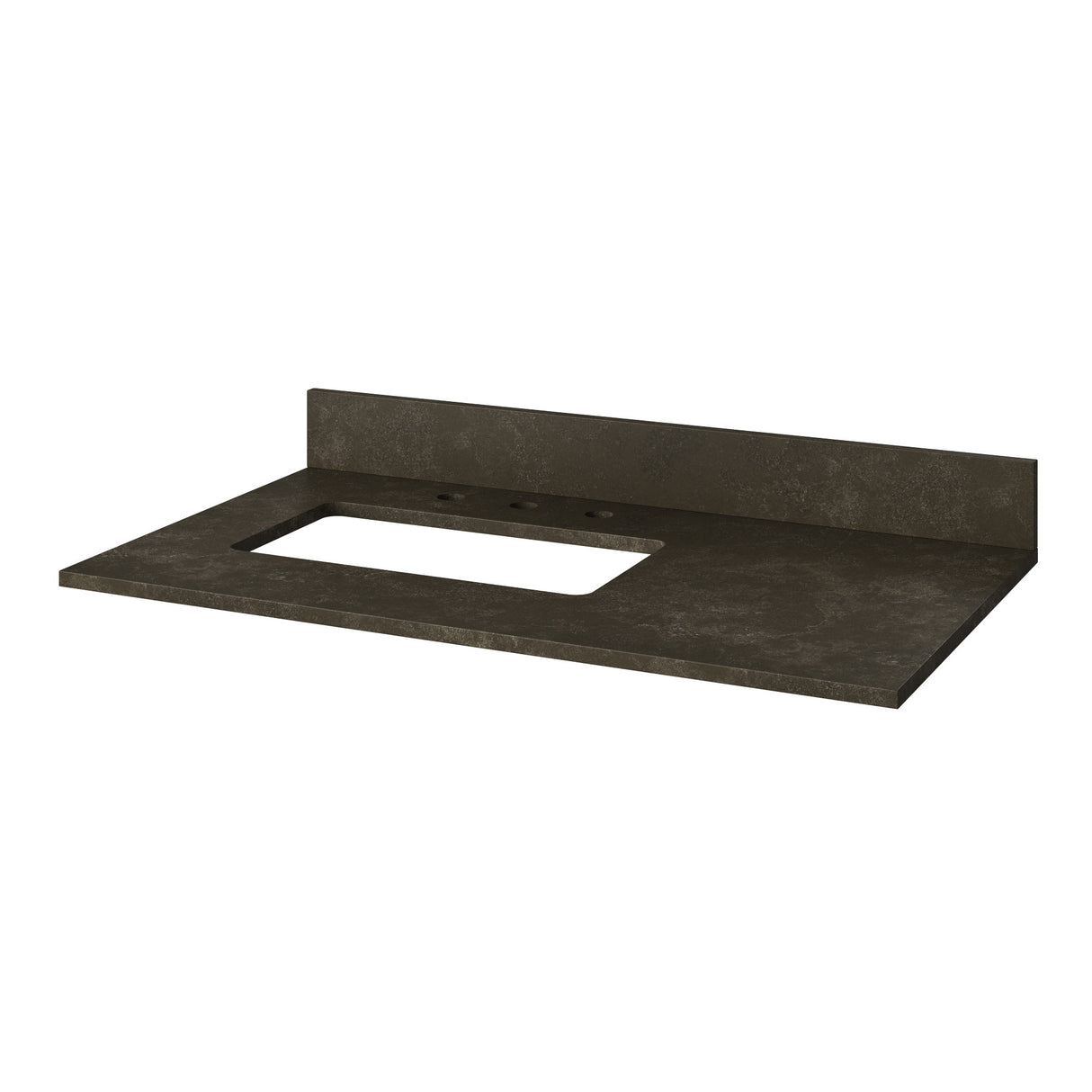 Jeffrey Alexander Dashwood Blue Steel Single Sink Bathroom Vanity with Blue Limestone Top - 8 in. Widespread Faucet Top - VKITDAS36BSLSR product image 4