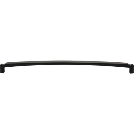 Top Knobs TK3176BLK Haddonfield 12" Center to Center Bar Pull Flat Black