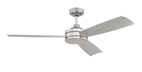 Craftmade INS54BNK3 brushed polished nickel ceiling fan blades included
