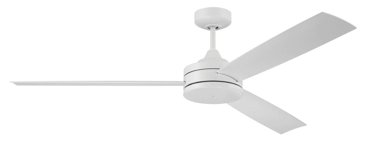 Craftmade INS62W3 white ceiling fan blades included