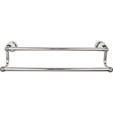 Top Knobs HUD9PN TOP BATH (R) Hudson Bath Double 26 1/4" Wall Mounted Towel Bar Polished Nickel