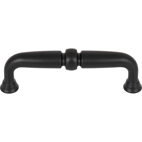 Top Knobs TK1021BLK Henderson 3 3/4" Center to Center Bar Pull Flat Black