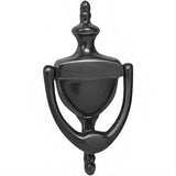 Ives 0231252UBLK 0231252U Solid Brass Door Knocker with Viewer Black