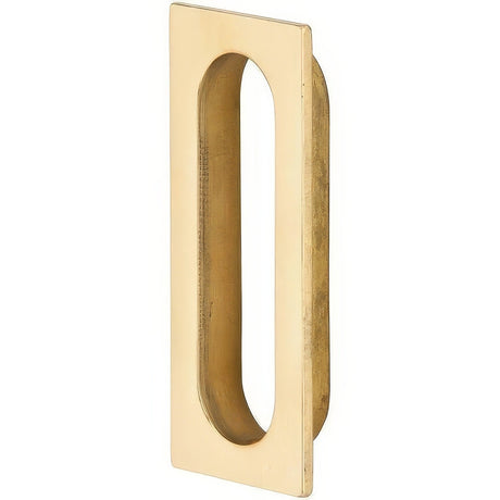 Ives 222B3 polished brass flush pull