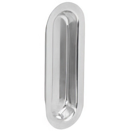 Ives 223B3 223B Wrought Brass Oblong Flush Pull 3-9/16" x 1-5/16" x 1/2" Polished Brass