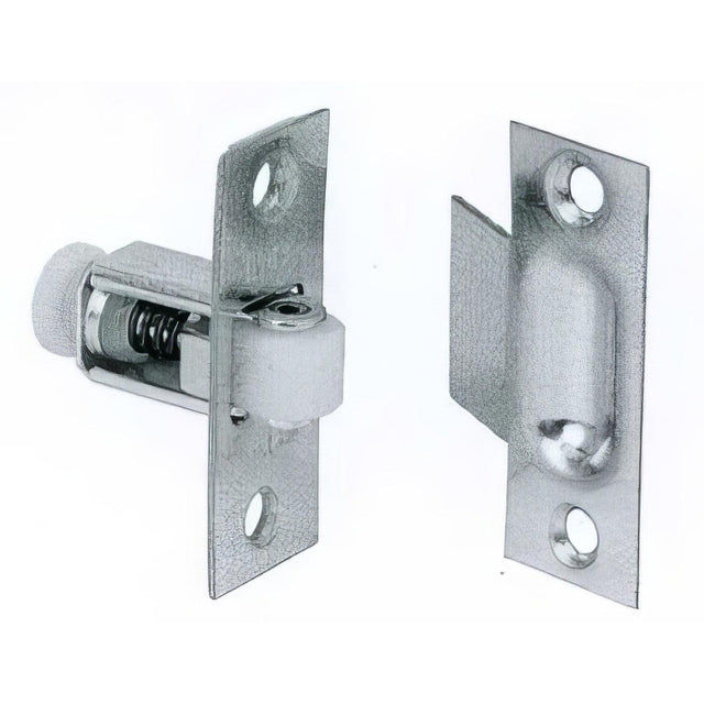 Ives 336B26 336B Wrought Brass Adjustable Roller Catch 2-1/4" x 7/8" Face Plate and T Strike Polished Chrome