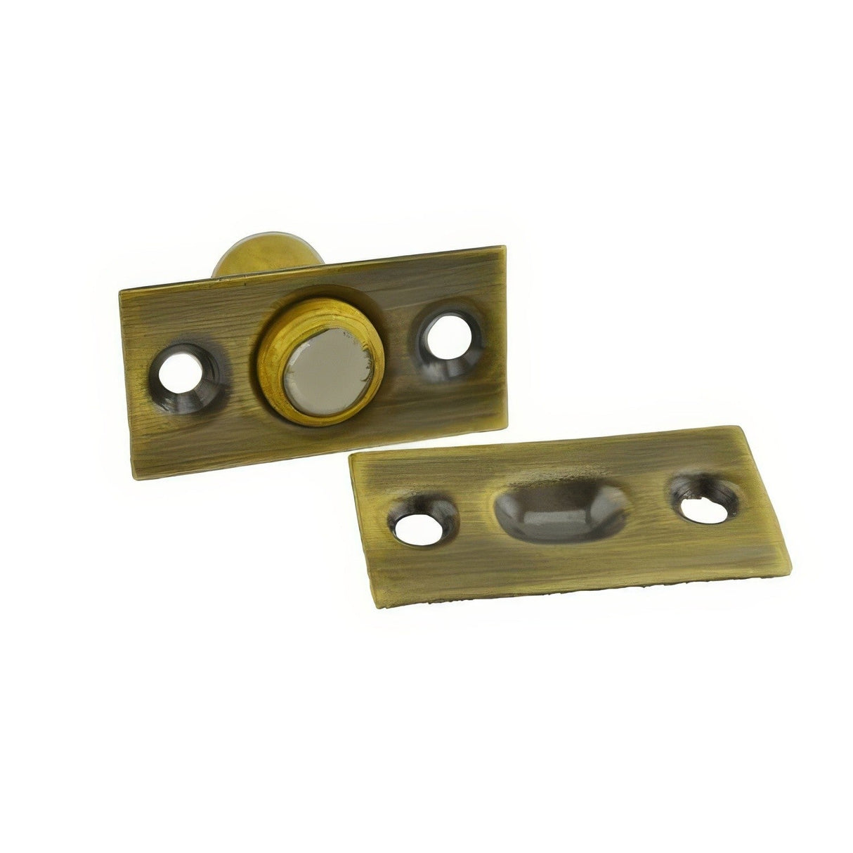 Ives 345B5 satin brass blackened ball catch