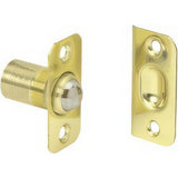 Ives 349B3 349B Wrought Brass Adjustable Barrel Ball Catch 1" x 2-1/8" x 1-3/8" Body 1-3/8" x 2-1/8" Strike Polished Brass