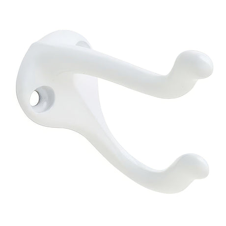 Ives 571AW white coat and hat hook