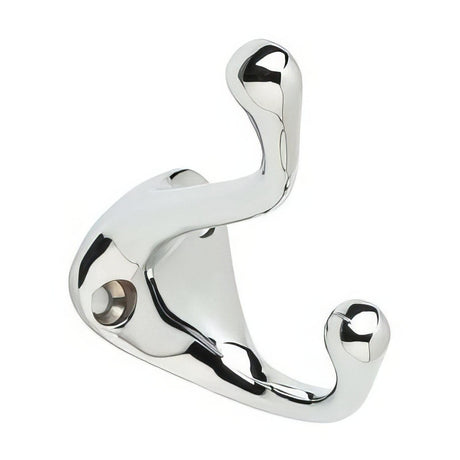 Ives 572B26 572B Step Up Traditional Cast Brass Coat and Hat Hook with 3" Projection Polished Chrome