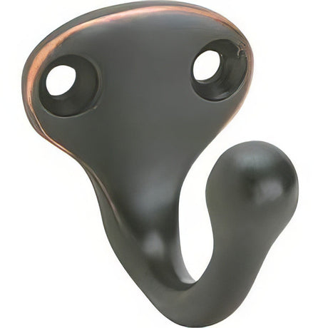 Ives 581A716 aged bronze single wardrobe hook