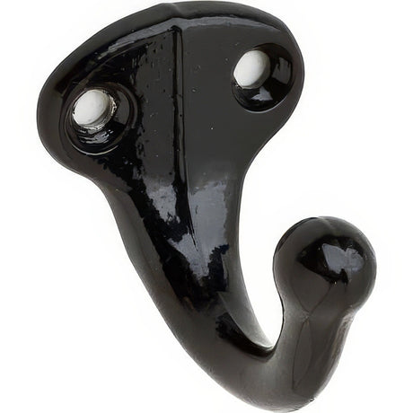 Ives 581ABLK black single wardrobe hook