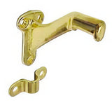 Ives 59A3 59A Aluminum Handrail Bracket 2-3/4" Base to Center of Rail Polished Brass