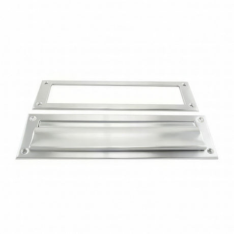 Ives 620B26D satin chrome letter box plate