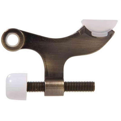 Ives 70B5 70B 85-Degree to 125-Degree Adjustable Solid Brass Hinge Pin Door Stop Antique Brass